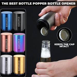 2-Pack Push-Down & Pop-Off Automatic Magnetic Beer Bottle Opener