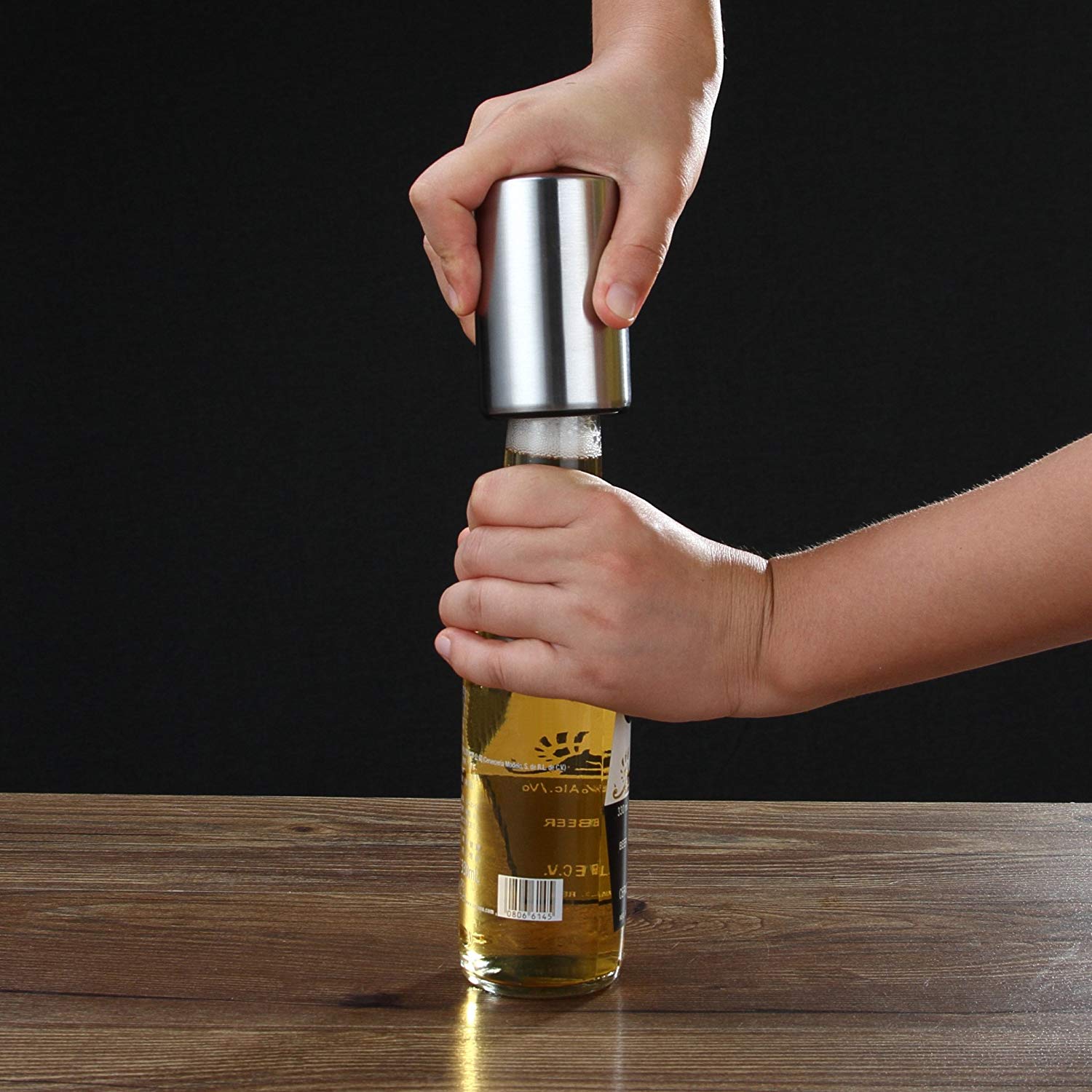Jokari Magnetic Automatic One Handed Push Down Bottle Top Pop Opener For  Beer Or Soda : Target